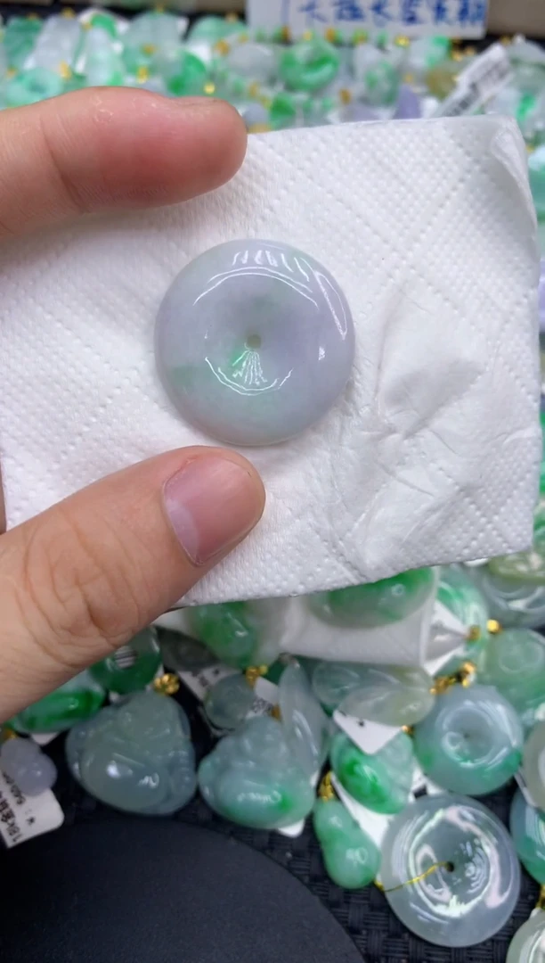 颈饰未镶嵌翡翠天然缅甸A货翡翠