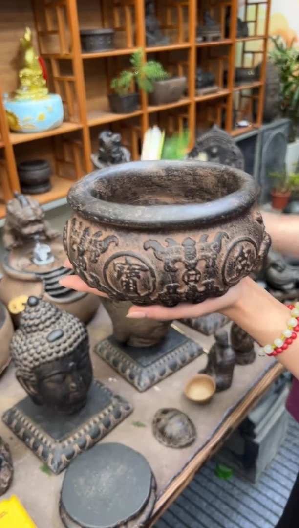 陶土【火山泥】聚宝盆