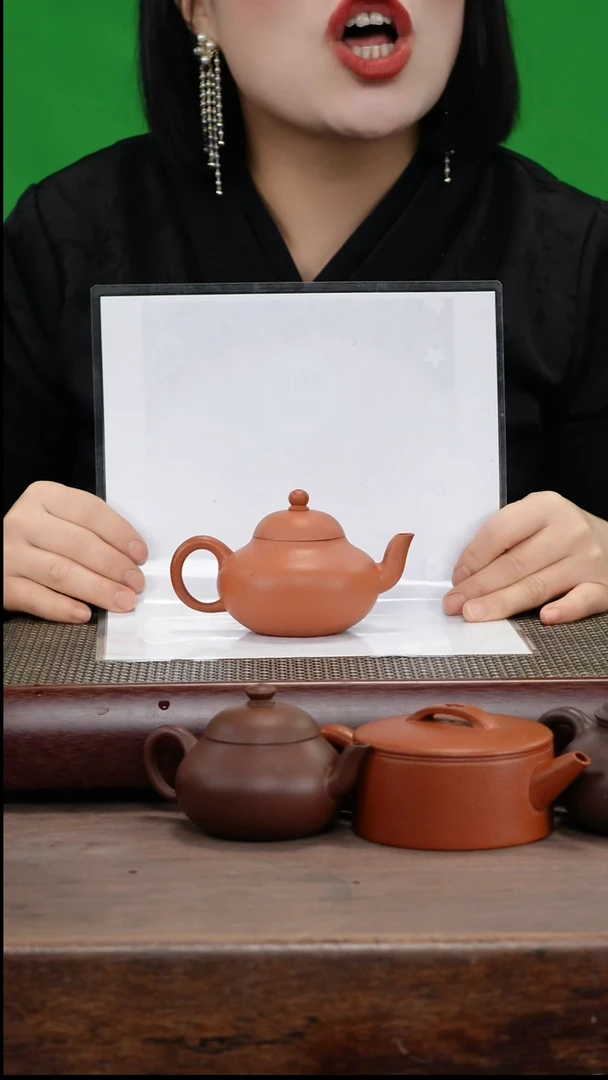 【闪购商品】紫砂茶壶全手工零添加朱砂矮梨
