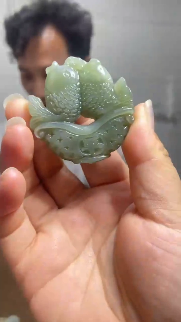 和田玉未镶嵌挂件1