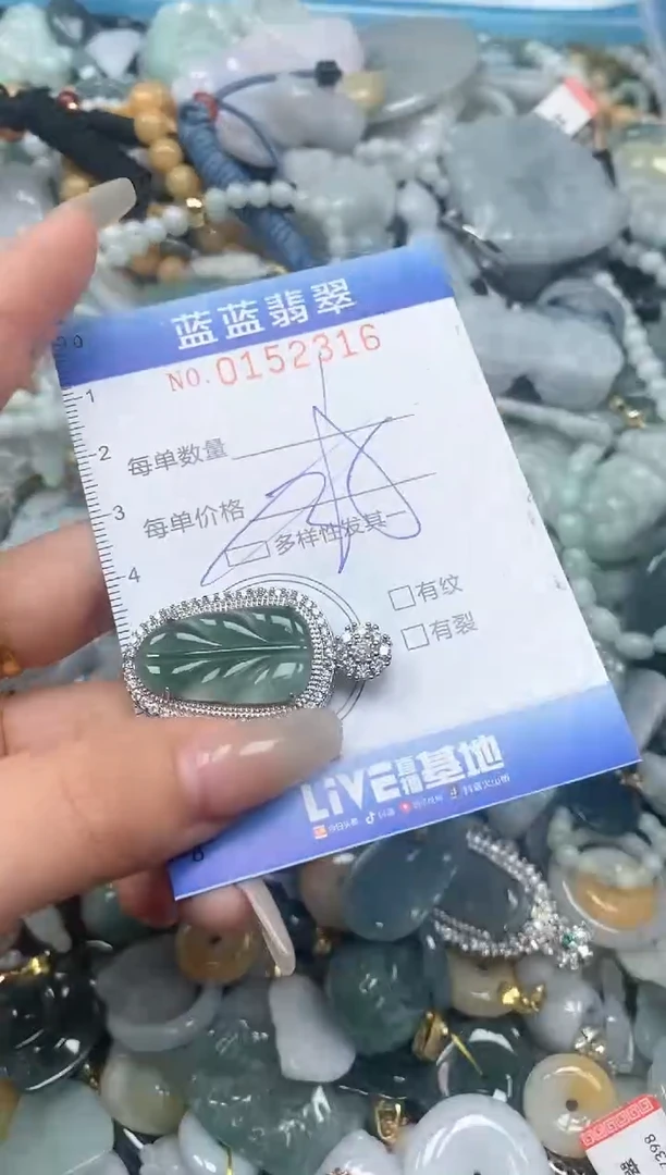 【闪购商品】翡翠颈饰未镶嵌闪购0152316多样性发其一