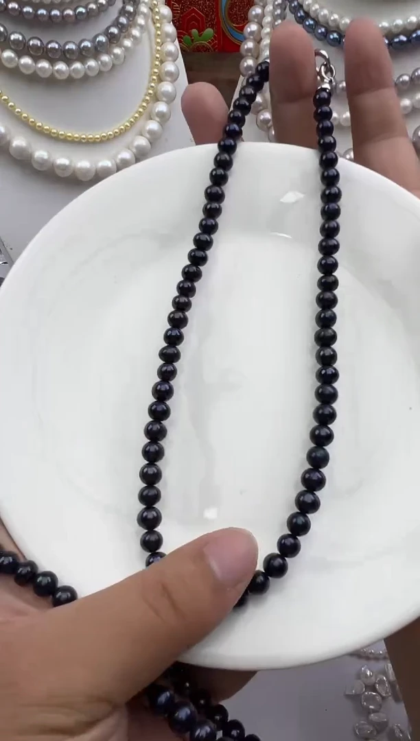 淡水珍珠未镶嵌颈饰1