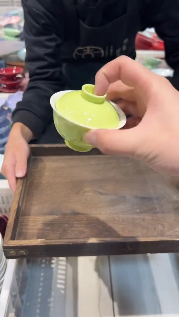 瓷片瓷茶具正品 【盖碗】