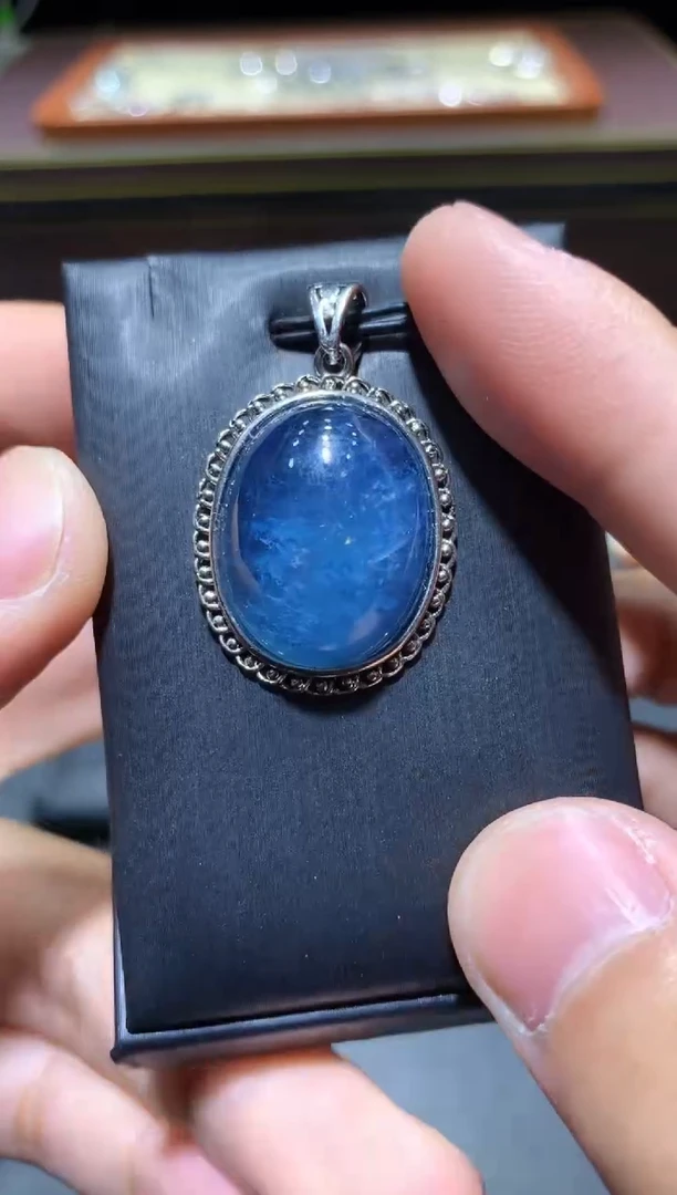 【闪购商品】海蓝宝石颈饰未镶嵌K47【多样性发其一】