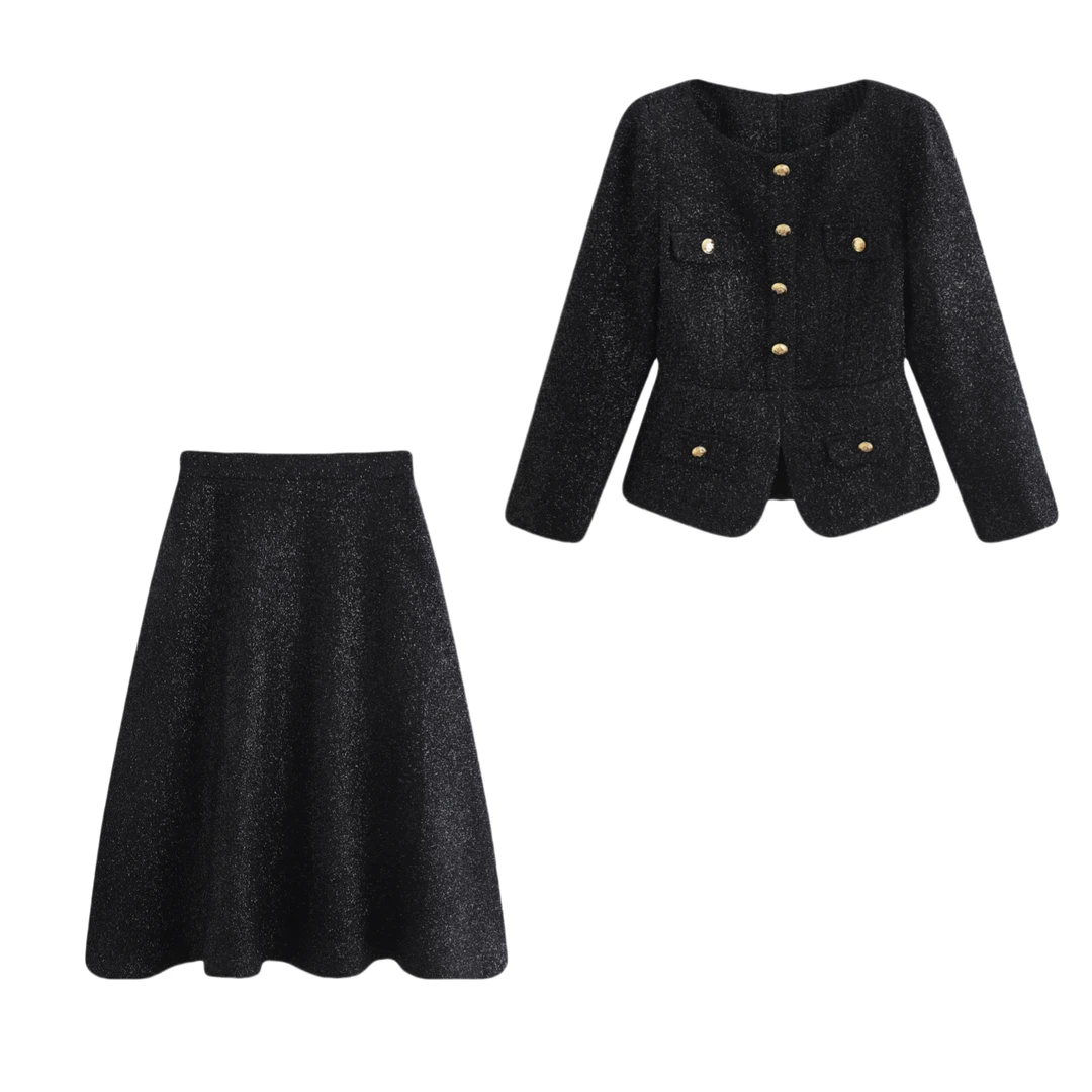 春秋装2024气质减龄套装时尚女8345/8346