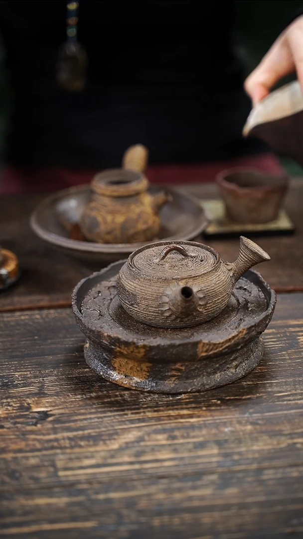 全手工制作 南蛮侧把壶