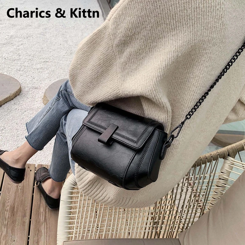 Charics&Kittn女包2025新款斜挎包今年流行高级质感小众设计真皮