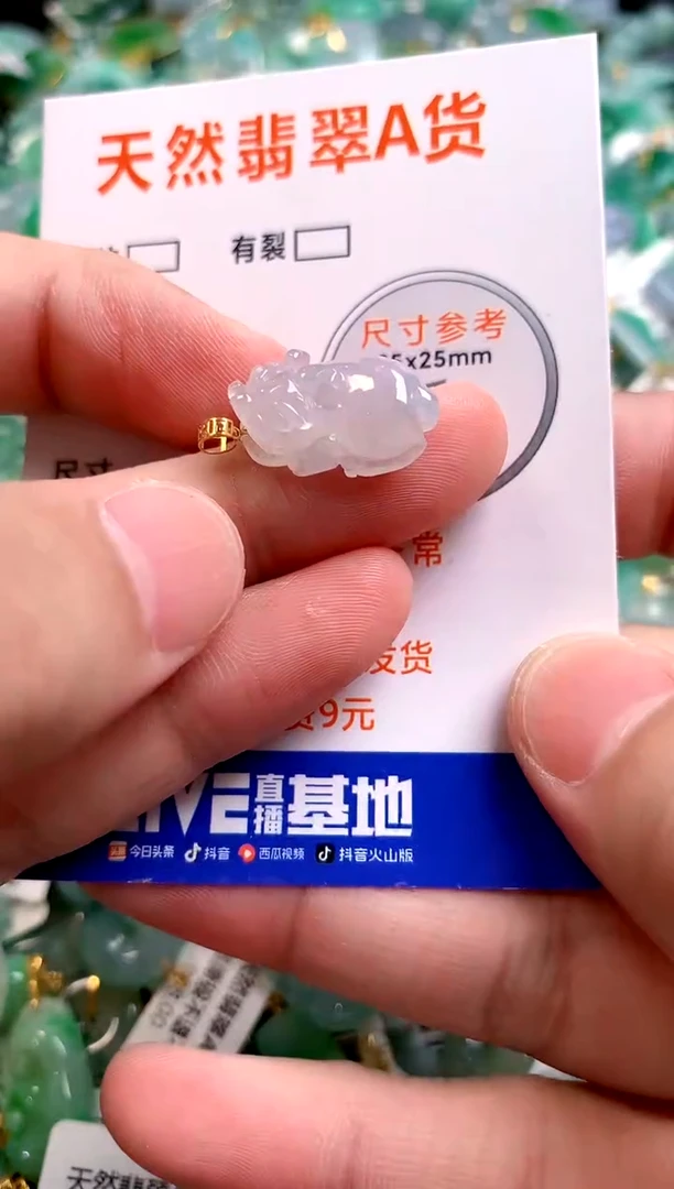颈饰18K金镶嵌翡翠0633915839