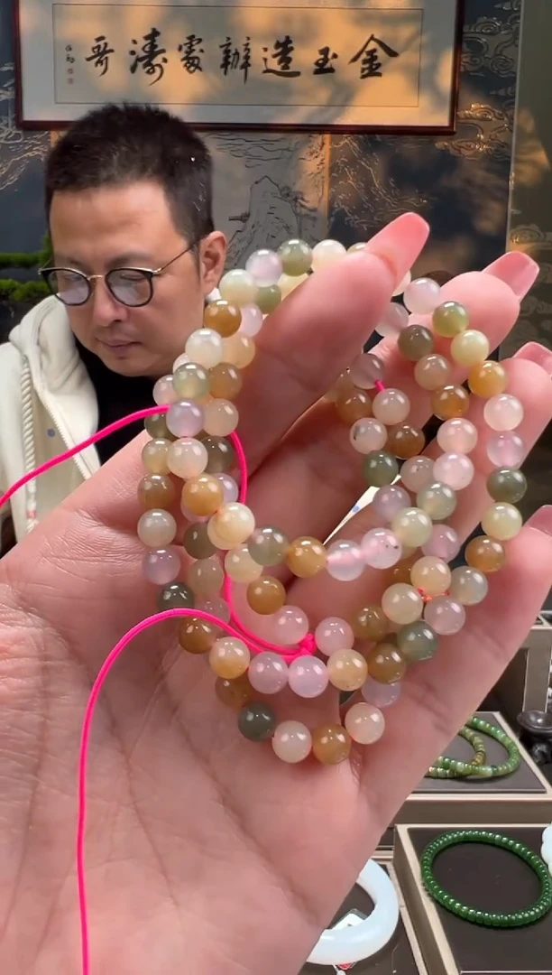 【闪购商品】和田玉长链未镶嵌卡6mm