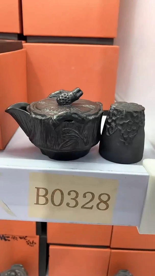 瓷片一壶+1杯陶瓷茶具茶器