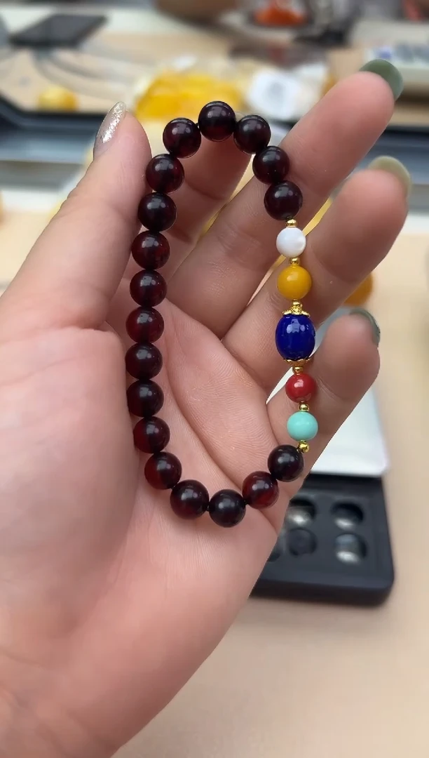 未镶嵌蜜蜡裸石蜜蜡手串