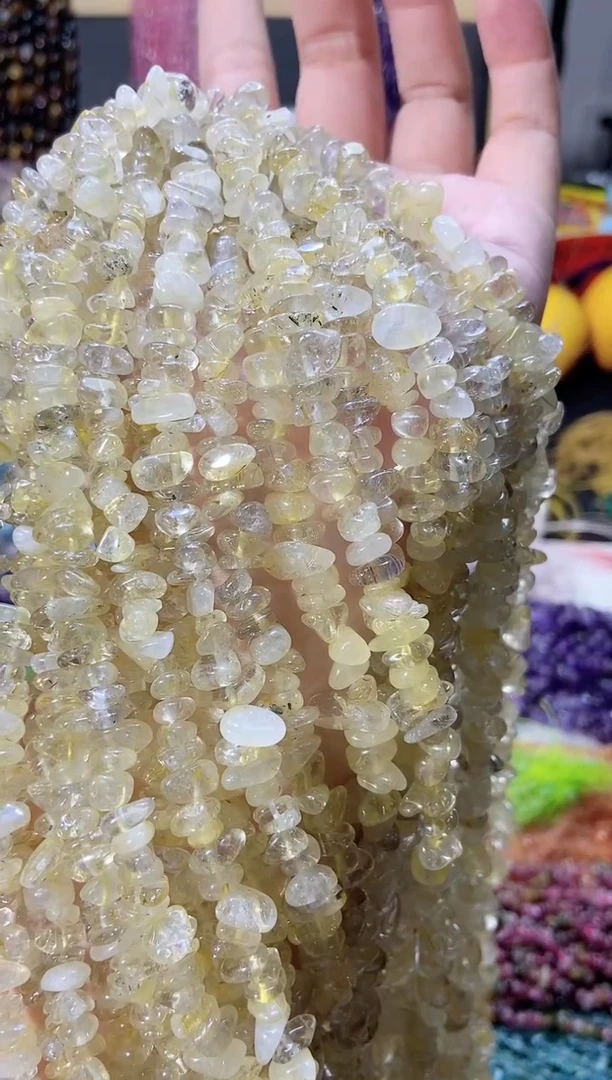 未镶嵌珠宝半成品水晶金发晶