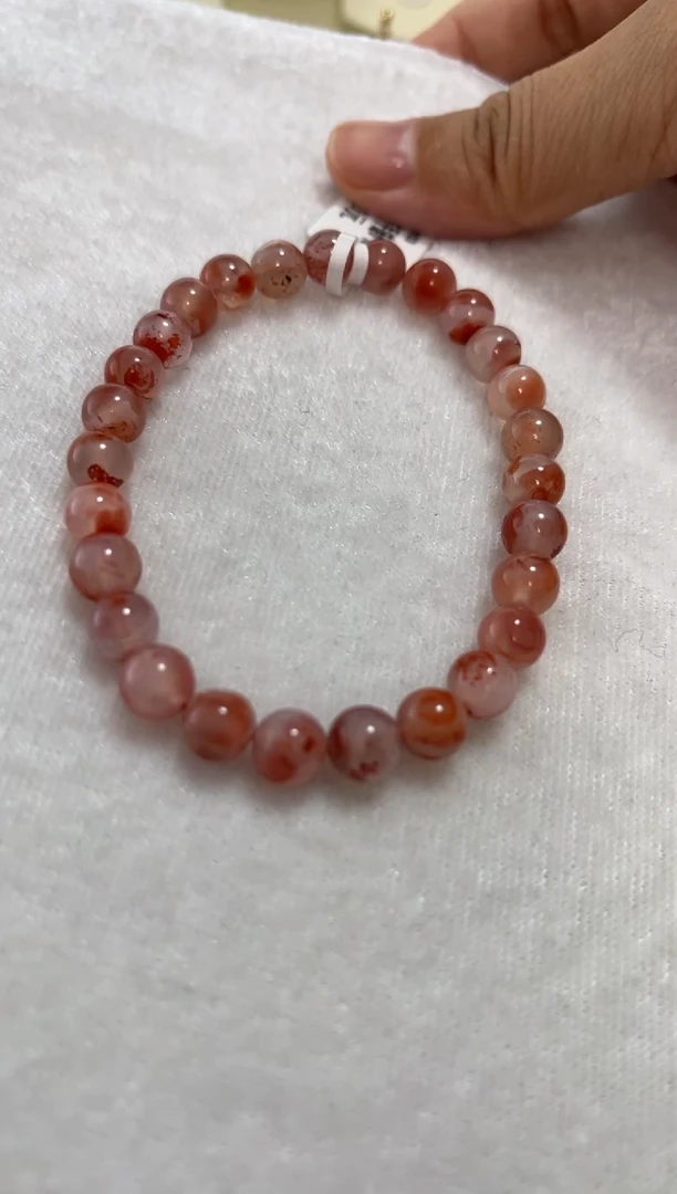 【闪购商品】淡水珍珠手链未镶嵌南红玛瑙