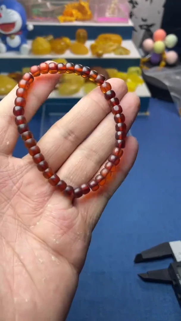 未镶嵌琥珀珠宝奇石手串