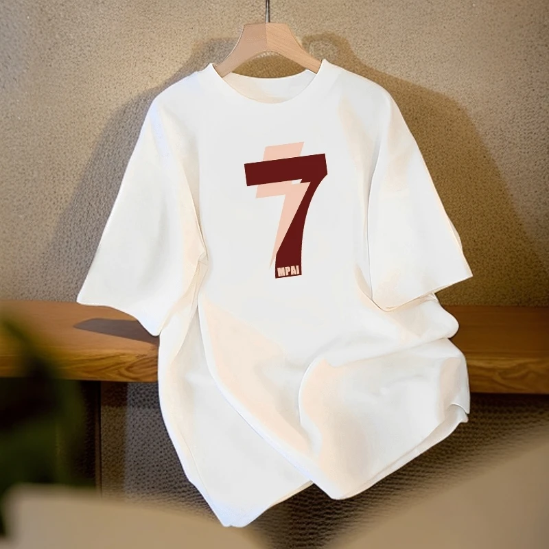 夏季新款短袖男t恤美式潮牌圆领宽松ins潮流休闲半袖男装体恤衫