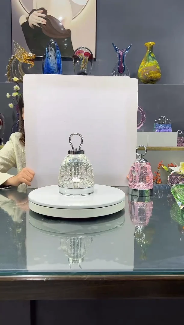 手工艺品琉璃 水晶小夜灯1个