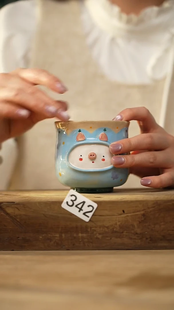 【闪购商品】瓷片手绘·杯/设计师 xudu 款