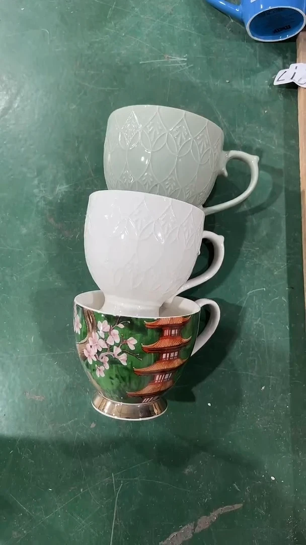 家湖高温陶瓷杯 微瑕