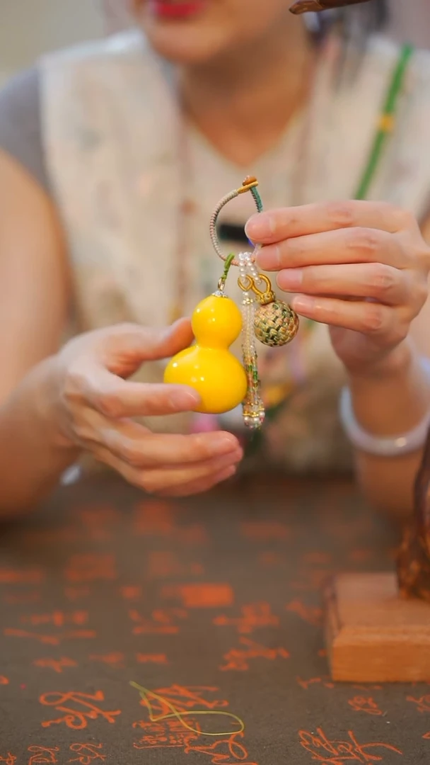 783非遗漆手艺工天然葫芦文玩福禄