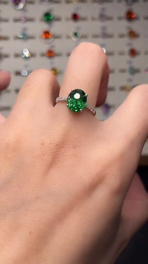 5克拉碧玺（处理）欧美风戒指