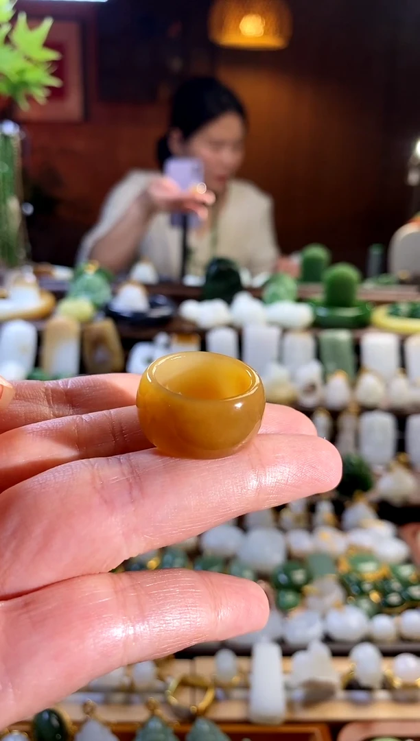 和田玉未镶嵌吊坠(不含链)戒指11-13