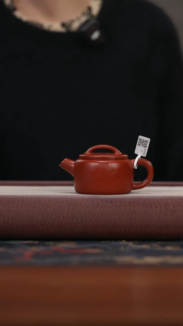 【闪购商品】紫砂茶壶jht朱泥 炮嘴 136cc