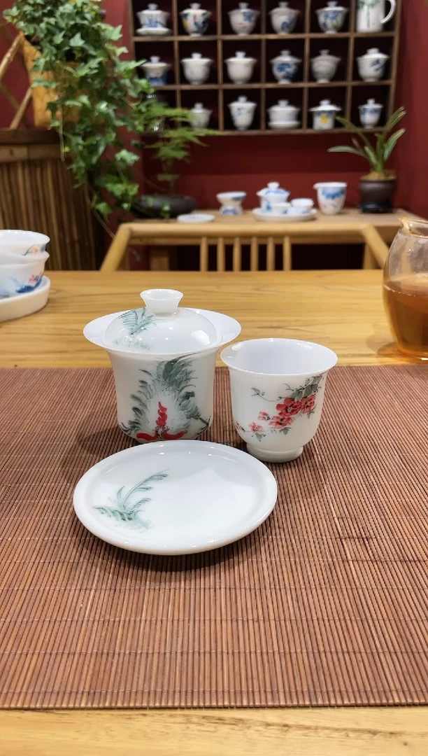 盖碗/杯群芳斋闪购链接（以闪拍图片为准）