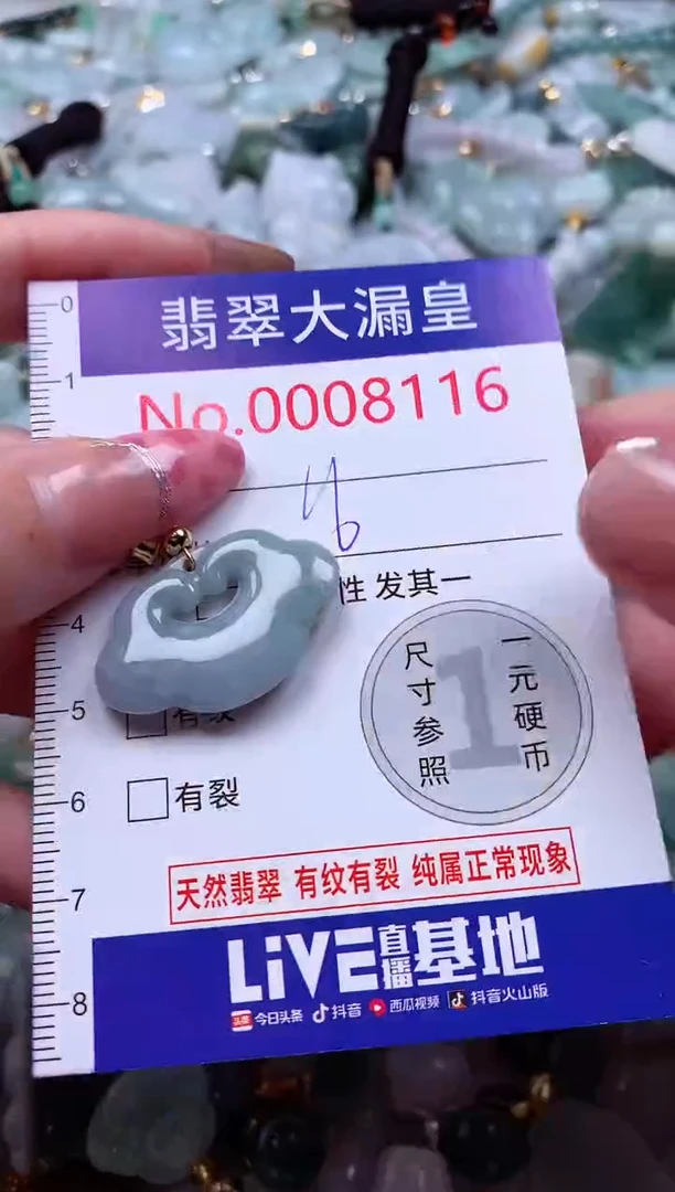 颈饰未镶嵌翡翠8116