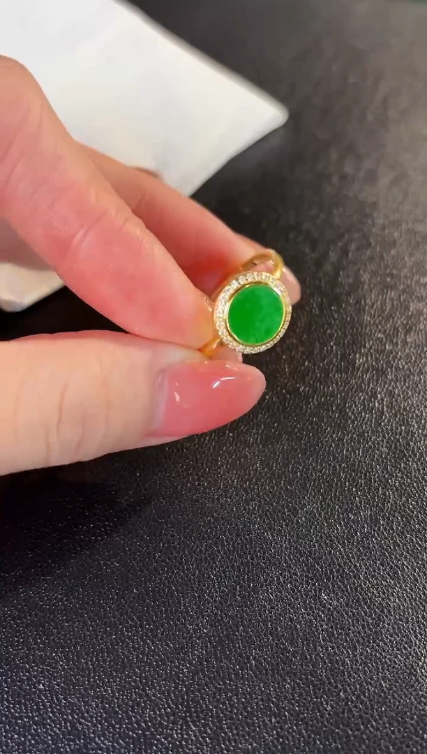 【闪购商品】翡翠戒指未镶嵌缅料A货/支持复检/一件