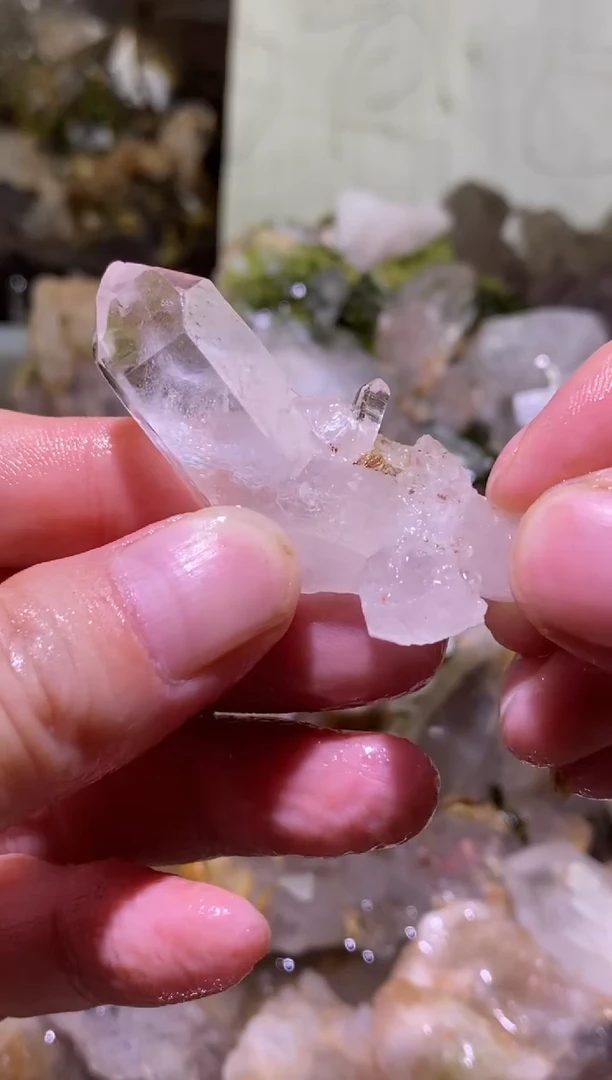 未镶嵌珠宝半成品水晶18号四川超七花园水晶