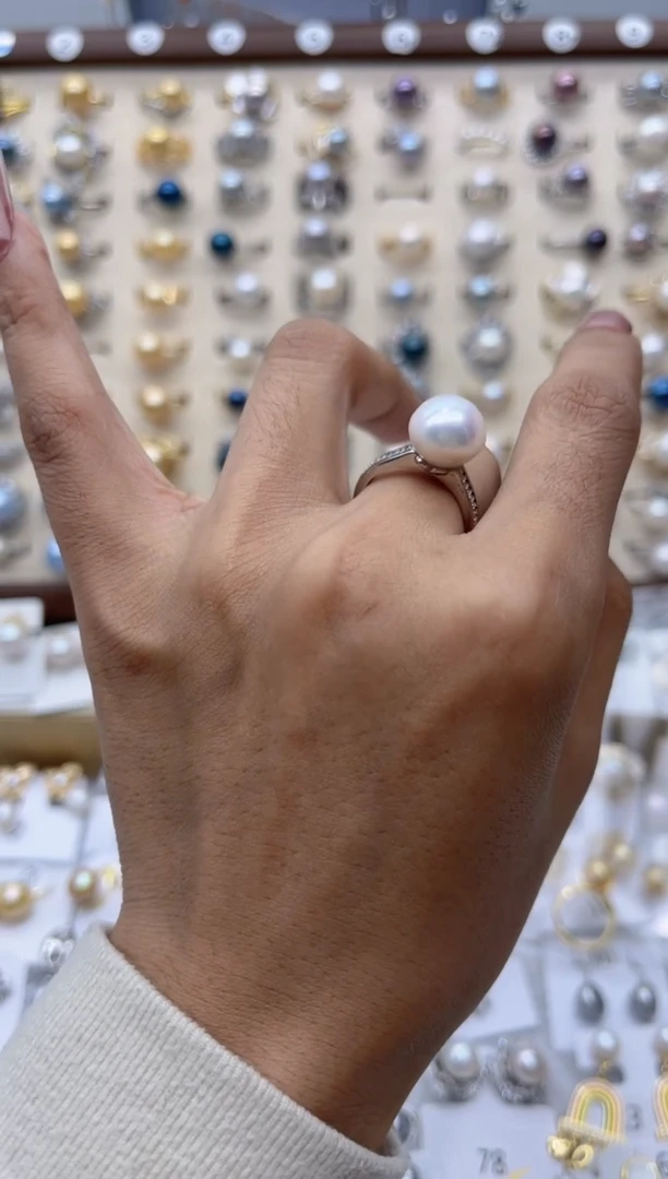 【闪购商品】淡水珍珠戒指合金61
