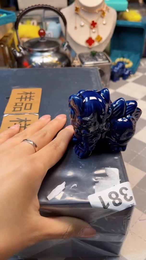 瓷片陶茶666文玩周边多人白饭盒