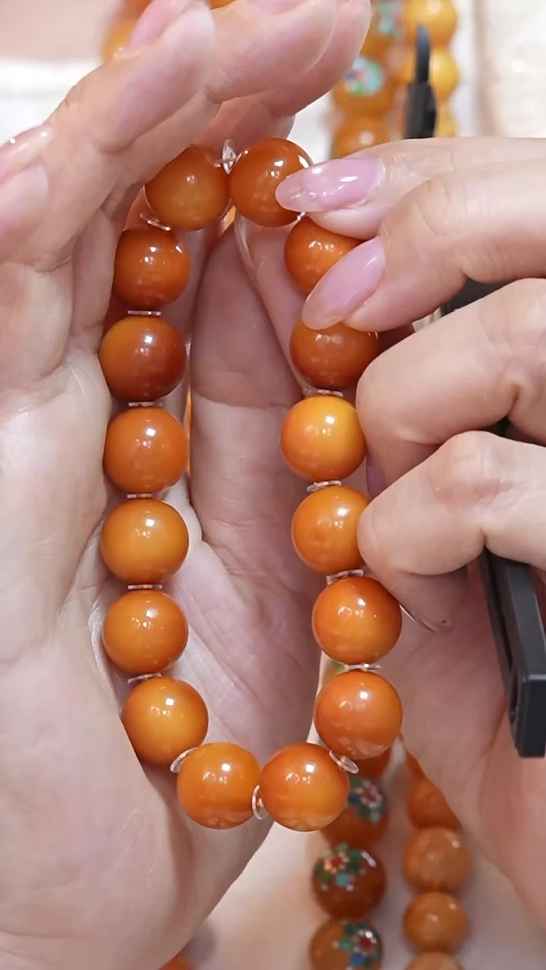 蜜蜡颈饰未镶嵌222 2272天然蜜蜡珠宝奇石云端妖孽全部保真