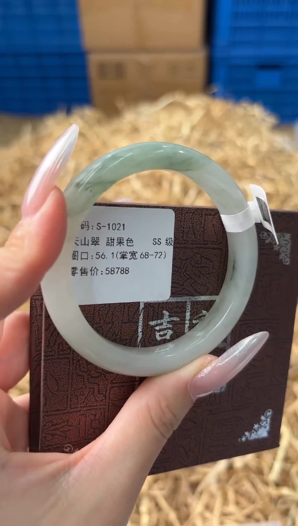 未镶嵌手镯石英质玉S-1021