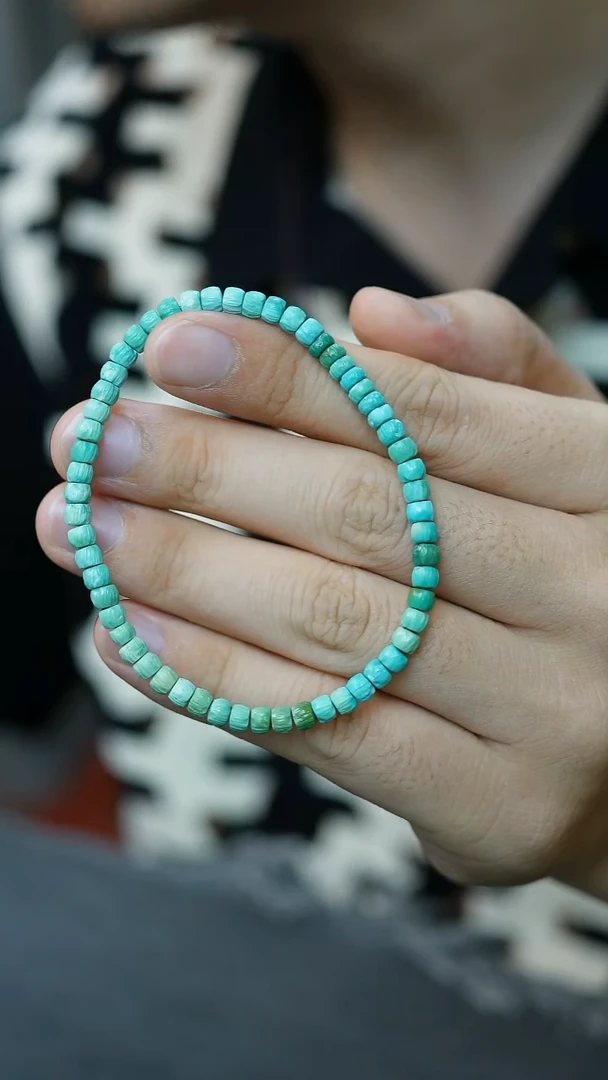 未镶嵌绿松石手串35号-5mm手串/GG/9