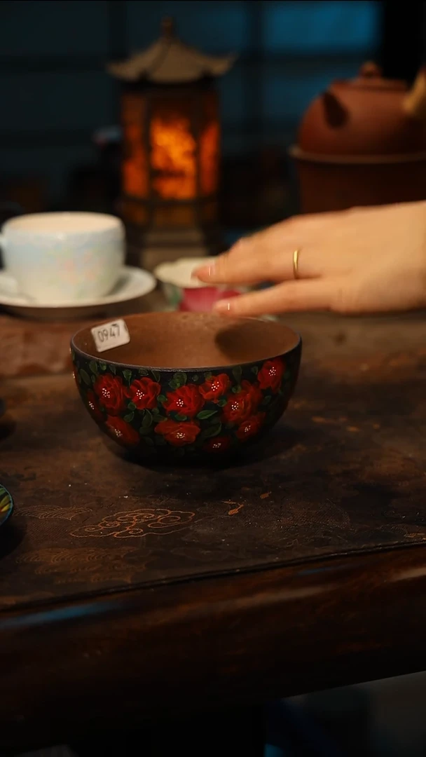 陶瓷景德镇高温釉下彩手工手绘款式