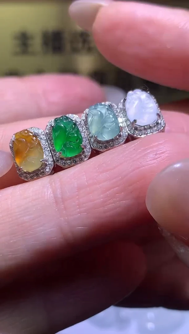 【闪购商品】翡翠吊坠(不含链)银S925镶嵌净货