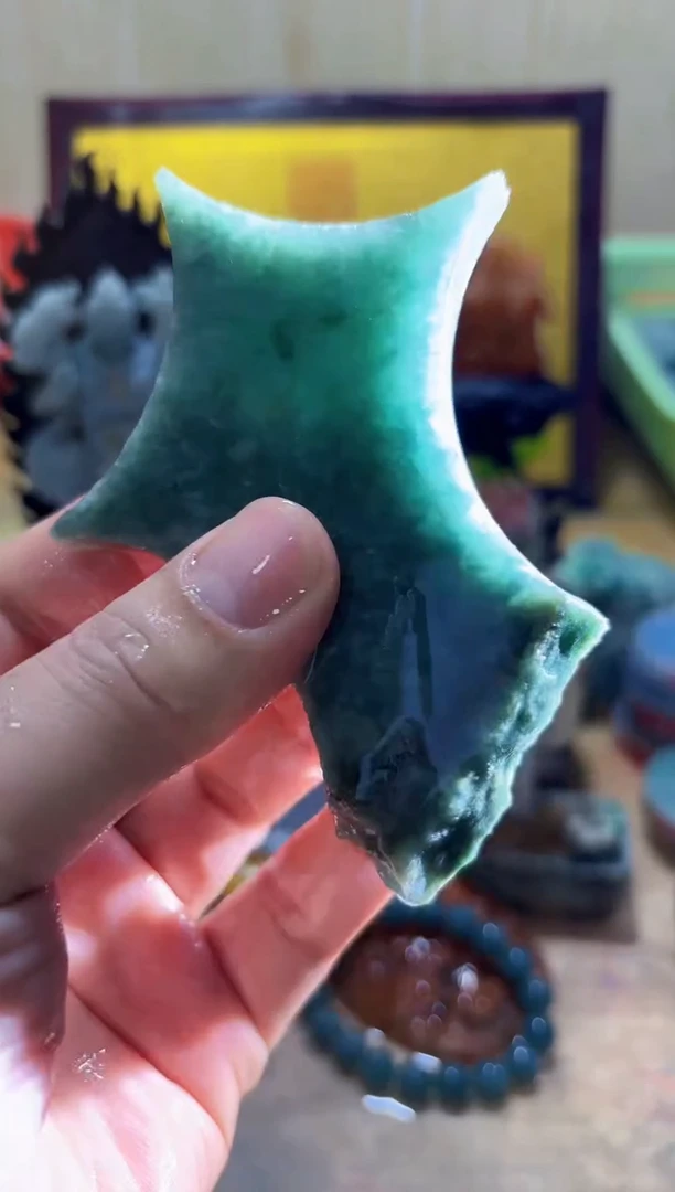 未镶嵌挂件翡翠A货常星6737