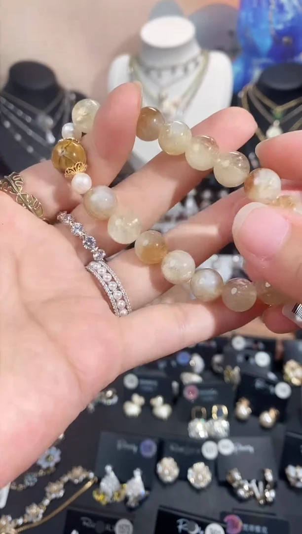 铜合金无925银手链7012