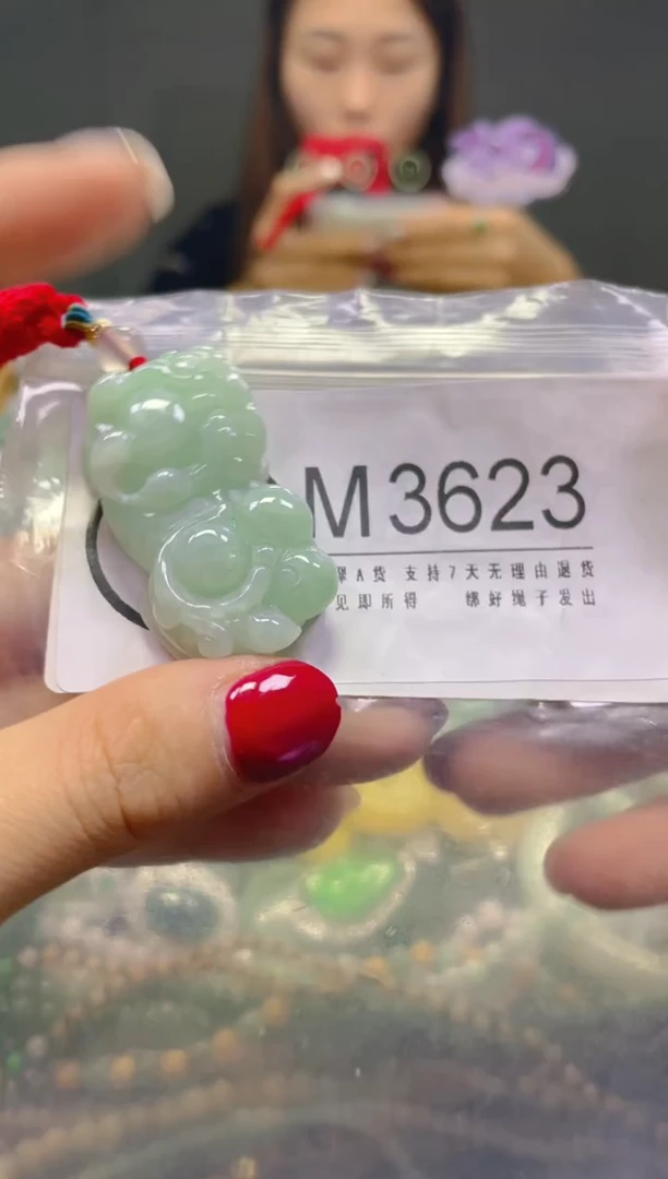 颈饰未镶嵌翡翠/M/翡翠A货，一件也是批发价