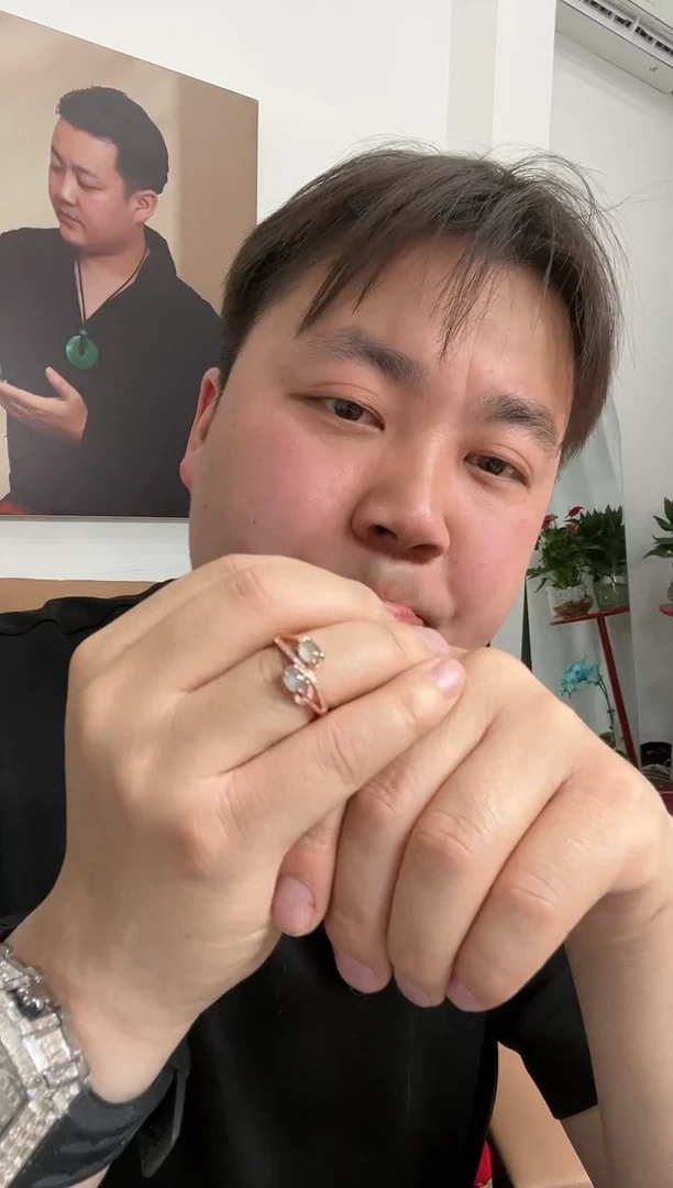 【闪购商品】翡翠戒指银S925镶嵌戒指