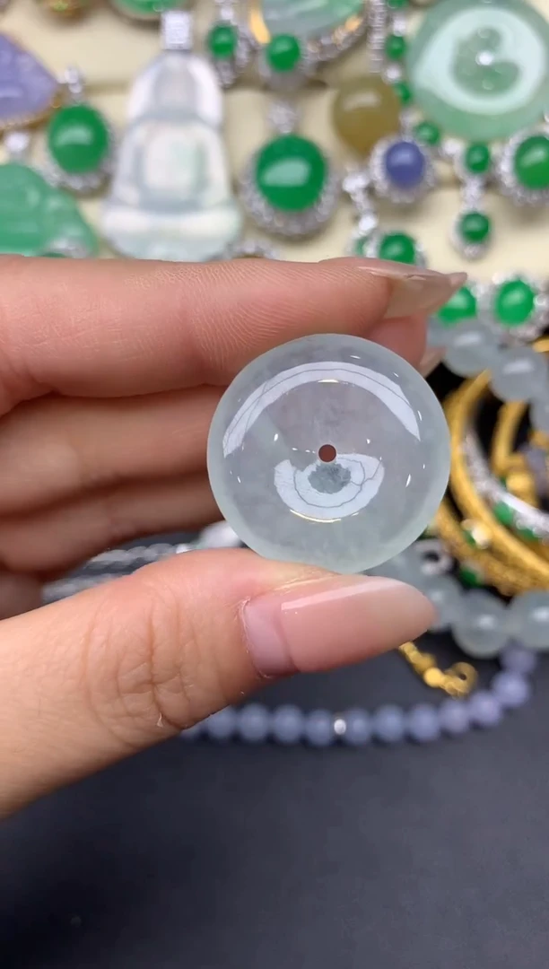 翡翠未镶嵌颈饰194-雪姐翡翠天天见