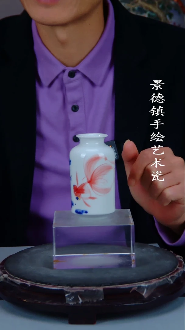 摆件陶瓷景德镇手工手绘陶瓷摆件3