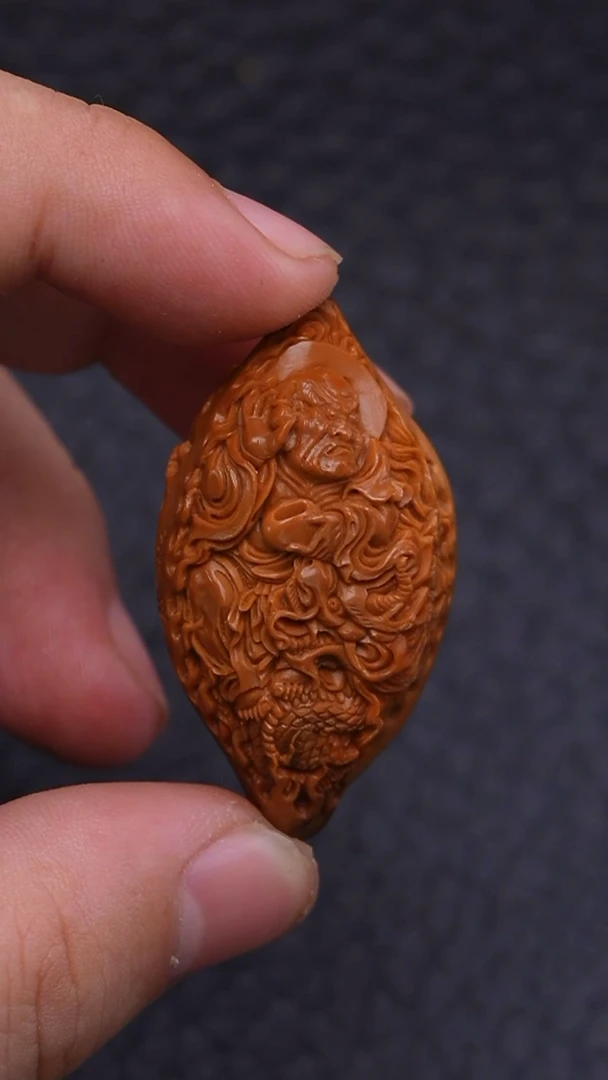 手串/手链橄榄核回血周春毅双面降龙伏虎单件