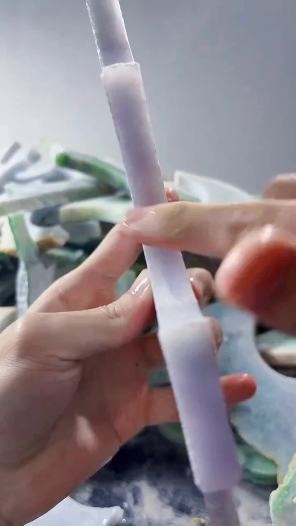 裸石翡翠缅甸翡翠A货文135