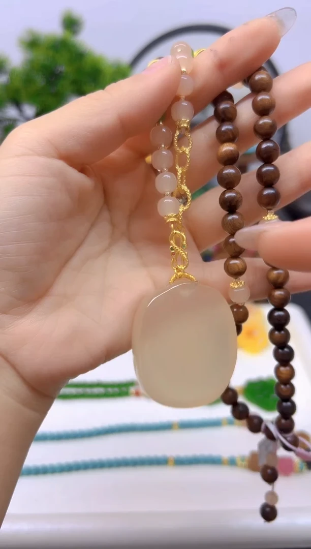 【闪购商品】和田玉毛衣链未镶嵌毛衣链M629