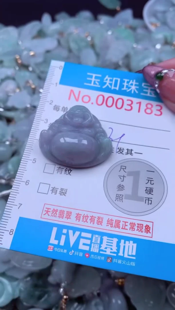 吊坠(不含链)未镶嵌翡翠3183