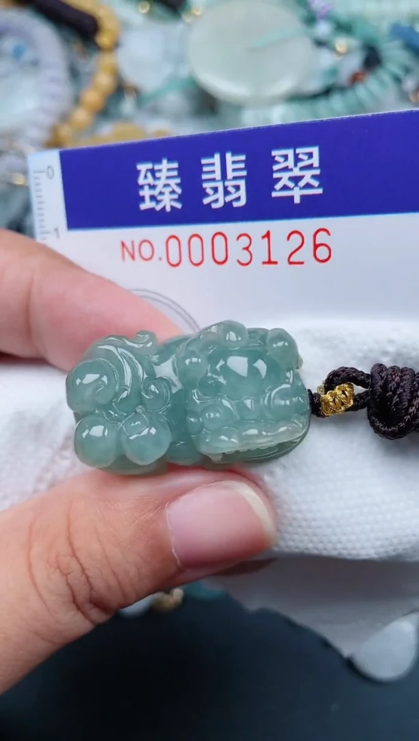 翡翠未镶嵌颈饰.0003126