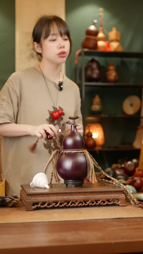 303号精品天然大漆酒葫芦一物一拍~