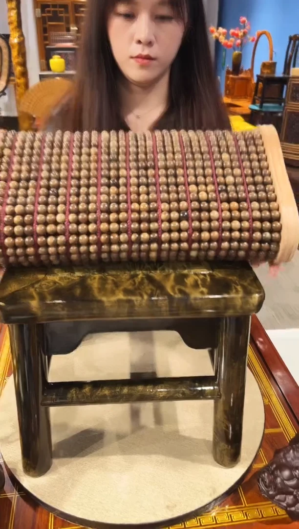 金丝楠金丝楠阴沉木圆珠枕头